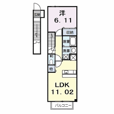 ガーデンハウスやしろ　Ⅰ 201【管理NO：1-013595401-02010】 ★家具家電は申し込み後に搬入します★ ★2026年10月中旬入居可能★の外観画像
