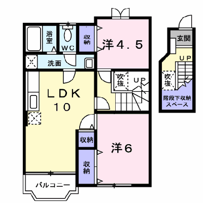 アルコ・イーリスＡ 203【管理NO：1-011978601-02030】 ★家具家電は申し込み後に搬入します★ ★2026年09月下旬入居可能★の外観画像