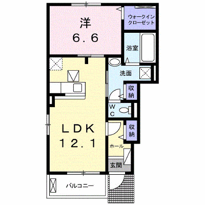 エレガンス　ケリー　Ⅰ 101【管理NO：1-024795601-01010】 ★家具家電は申し込み後に搬入します★ ★2026年10月上旬入居可能★の外観画像