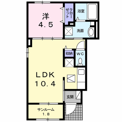 レーヴ　グランドゥールＡ 101【管理NO：1-023684201-01010】 ★家具家電は申し込み後に搬入します★ ★2026年09月中旬入居可能★の外観画像