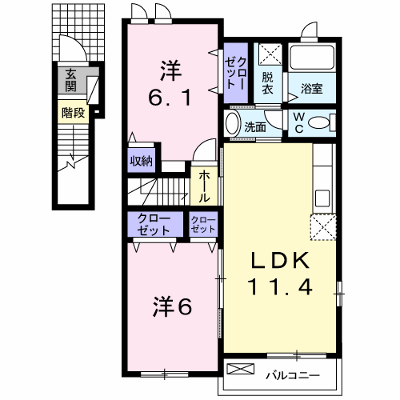 エクセレント　パレスＢ 201【管理NO：1-016183102-02010】 ★家具家電は申し込み後に搬入します★ ★2026年10月上旬入居可能★の外観画像