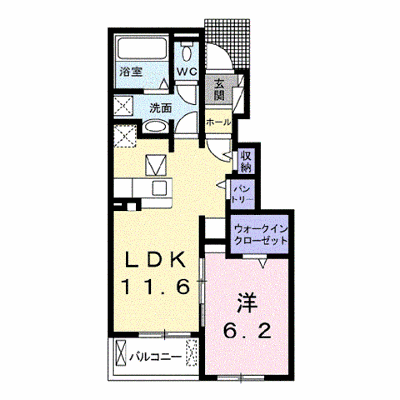 アヴァンティＢ 103【管理NO：1-025093002-01030】 ★家具家電は申し込み後に搬入します★ ★2026年11月中旬入居可能★の外観画像