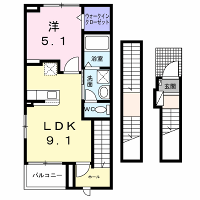ポルト　チッタ 303【管理NO：1-028769001-03030】 ★家具家電は申し込み後に搬入します★ ★2026年10月上旬入居可能★の外観画像