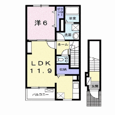 クレール港町 203【管理NO：1-022362901-02030】 ★家具家電は申し込み後に搬入します★ ★2026年10月中旬入居可能★の外観画像