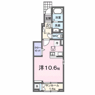 アルドーレⅢ 101【管理NO：1-027351701-01010】 ★家具家電は申し込み後に搬入します★ ★2026年09月下旬入居可能★の外観画像