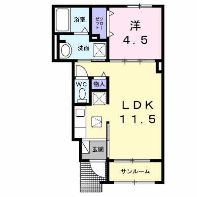 ＤＫ．トイロ 104【管理NO：1-027884601-01040】 ★家具家電は申し込み後に搬入します★ ★2026年10月上旬入居可能★の外観画像