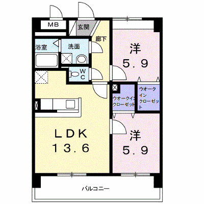 エルモソ　ピソ 504【管理NO：1-015426401-05040】 ★家具家電は申し込み後に搬入します★の外観画像