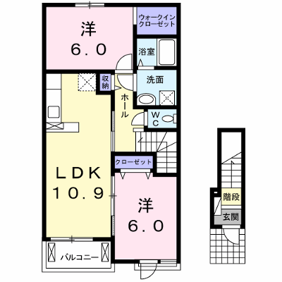 シャトー・プルミエール 202【管理NO：1-021708401-02020】 ★家具家電は申し込み後に搬入します★ ★2026年11月中旬入居可能★の外観画像