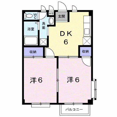 ハイツ山下 201【管理NO：1-005009401-02010】 ★家具家電は申し込み後に搬入します★ ★2026年10月中旬入居可能★の外観画像