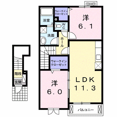 さくら 204【管理NO：1-016778102-02040】 ★家具家電は申し込み後に搬入します★ ★2026年10月上旬入居可能★の外観画像