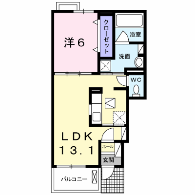 エスペランサＡ 102【管理NO：1-021727901-01020】 ★家具家電は申し込み後に搬入します★ ★2026年10月中旬入居可能★の外観画像