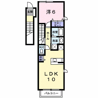グレイスフルハウス 201【管理NO：1-014216501-02010】 ★家具家電は申し込み後に搬入します★ ★2026年10月上旬入居可能★の外観画像