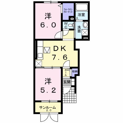 夢ハイツマツダⅠ 103【管理NO：1-015115001-01030】 ★家具家電は申し込み後に搬入します★の外観画像