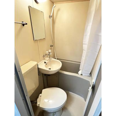 ユニオンマンスリー東大宮コンフォール１　415　1K・シングル☆【禁煙ルーム】人気の角部屋！女性も安心の室内洗濯機！デスク・チェア＆たっぷり収納2ドア冷蔵庫など生活家電のあるお部屋の物件写真4