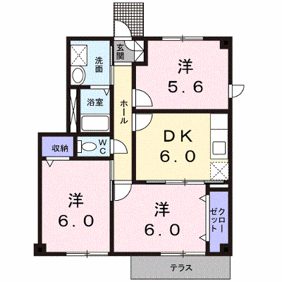 アビタシオン・ダンジュＡ 101【管理NO：1-011232501-01010】 ★家具家電は申し込み後に搬入します★ ★2026年11月上旬入居可能★の外観画像