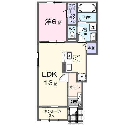 ルシエルⅠ 101【管理NO：1-027085401-01010】 ★家具家電は申し込み後に搬入します★ ★2026年11月中旬入居可能★の外観画像