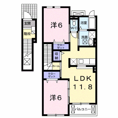 ブルス・ハープⅡ 203【管理NO：1-015203302-02030】 ★家具家電は申し込み後に搬入します★ ★2026年10月中旬入居可能★の物件写真1