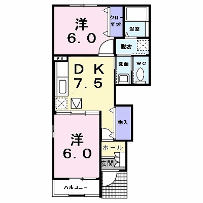 プラシードⅡ 101【管理NO：1-013391502-01010】 ★家具家電は申し込み後に搬入します★ ★2026年09月中旬入居可能★の外観画像