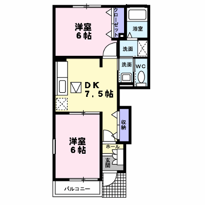 カルムメゾン 101【管理NO：1-012450701-01010】 ★家具家電は申し込み後に搬入します★ ★2026年09月下旬入居可能★の外観画像