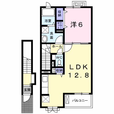 ダンデライオン　弐番館 204【管理NO：1-020188402-02040】 ★家具家電は申し込み後に搬入します★ ★2026年10月中旬入居可能★の外観画像