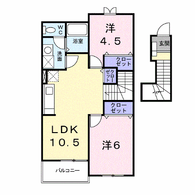 サンリット　コートⅠ 203【管理NO：1-012108601-02030】 ★家具家電は申し込み後に搬入します★ ★2026年10月上旬入居可能★の外観画像