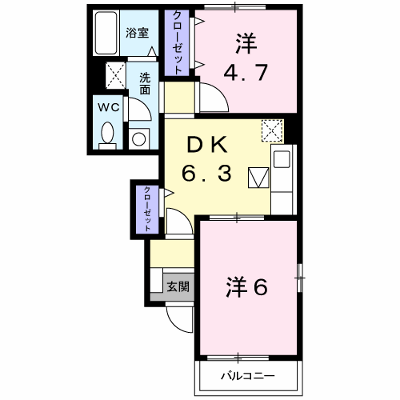 メゾン・アルル 105【管理NO：1-013169701-01040】 ★家具家電は申し込み後に搬入します★ ★2026年11月中旬入居可能★の外観画像