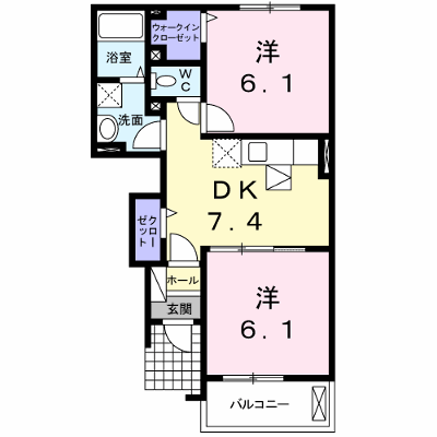アンジュ　フィデール 103【管理NO：1-016352901-01030】 ★家具家電は申し込み後に搬入します★の外観画像