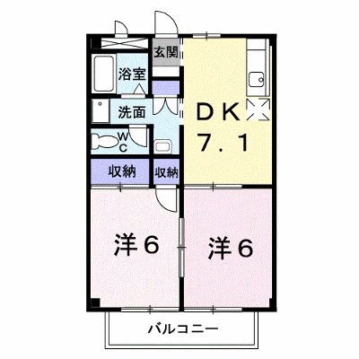 パルネット藤田 203【管理NO：1-007384801-02030】 ★家具家電は申し込み後に搬入します★ ★2026年09月中旬入居可能★の外観画像