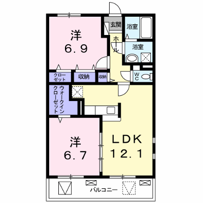 クレメント　Ｂ 201【管理NO：1-017386302-02010】 ★家具家電は申し込み後に搬入します★ ★2026年10月上旬入居可能★の外観画像