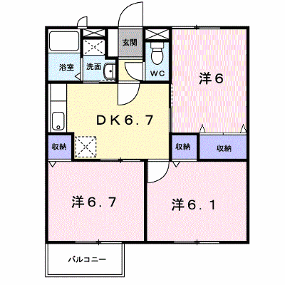 エバンス　Ⅱ 201【管理NO：1-007278202-02010】 ★家具家電は申し込み後に搬入します★ ★2026年11月上旬入居可能★の外観画像