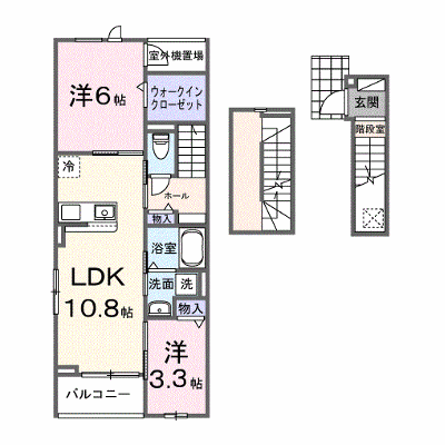 フィデールブリーゼ 306【管理NO：1-028592101-03060】 ★家具家電は申し込み後に搬入します★ ★2026年10月上旬入居可能★の外観画像