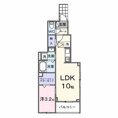 テルマエ大和 101【管理NO：1-028289301-01010】 ★家具家電は申し込み後に搬入します★ ★2026年10月上旬入居可能★の外観画像