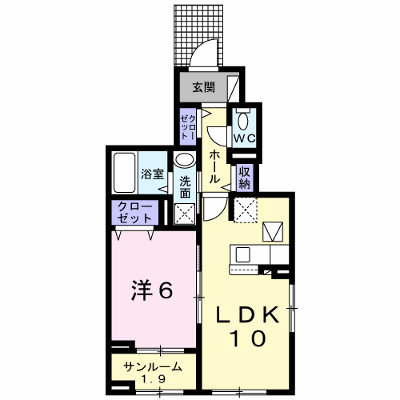 プレシャス　エイト　Ⅰ 101【管理NO：1-026937001-01010】 ★家具家電は申し込み後に搬入します★ ★2026年09月中旬入居可能★の外観画像