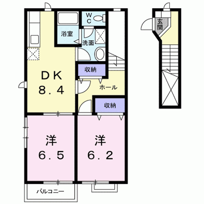 サニーヒルズⅡ 203【管理NO：1-011472501-02030】 ★家具家電は申し込み後に搬入します★ ★2026年10月上旬入居可能★の外観画像