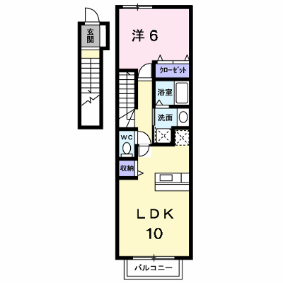 ウッディ・コートⅡ 201【管理NO：1-013503402-02010】 ★家具家電は申し込み後に搬入します★ ★2026年10月上旬入居可能★の外観画像