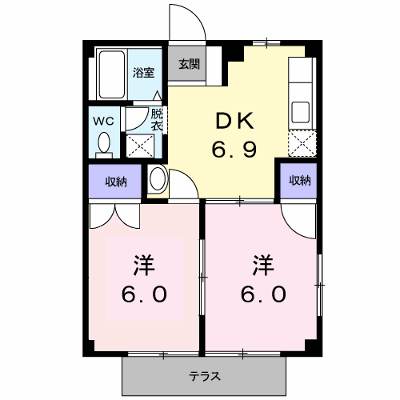 サンハイツひまわりＡ 101【管理NO：1-005958301-01010】 ★家具家電は申し込み後に搬入します★ ★2026年10月上旬入居可能★の外観画像