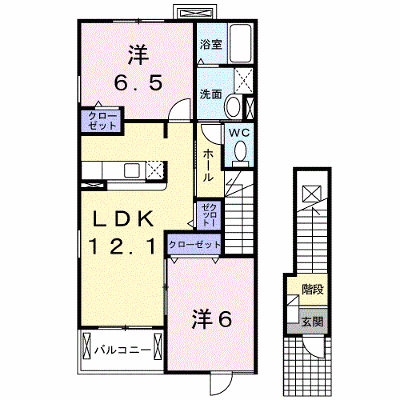 グリーンリーフⅡ 201【管理NO：1-014288102-02010】 ★家具家電は申し込み後に搬入します★ ★2026年11月上旬入居可能★の外観画像