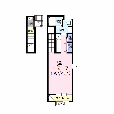 アビタシオン柳戸東 201【管理NO：1-021760001-02010】 ★家具家電は申し込み後に搬入します★ ★2026年10月中旬入居可能★の外観画像