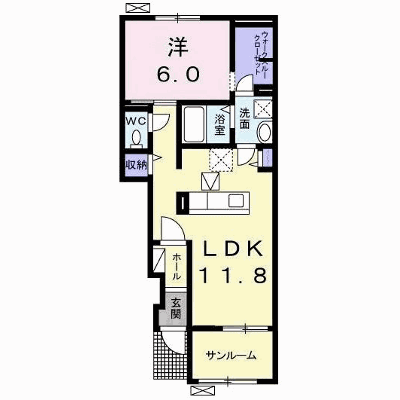 ルナ・ソレイユⅠ 102【管理NO：1-025266101-01020】 ★家具家電は申し込み後に搬入します★ ★2026年10月中旬入居可能★の外観画像