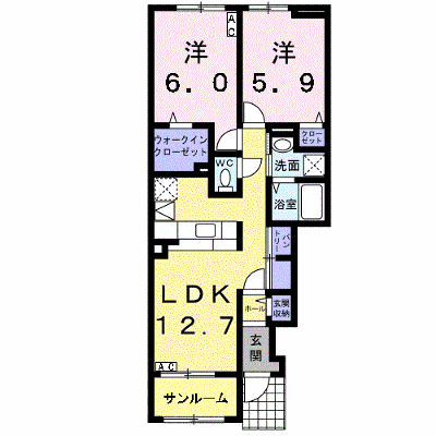 アルバーノ本今 103【管理NO：1-023964501-01030】 ★家具家電は申し込み後に搬入します★ ★2026年10月中旬入居可能★の外観画像