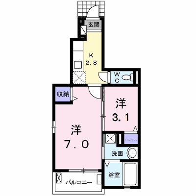 アステール　ＡＯ　Ⅰ 105【管理NO：1-024315801-01040】 ★家具家電は申し込み後に搬入します★の外観画像