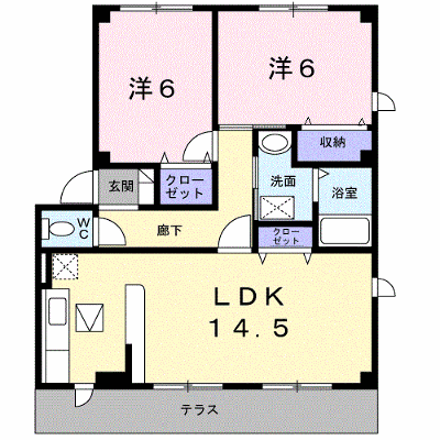 ブランルージュ 101【管理NO：1-010250701-01010】 ★家具家電は申し込み後に搬入します★ ★2026年09月中旬入居可能★の外観画像