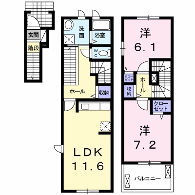 メゾン－１５ 212【管理NO：1-016831701-02100】 ★家具家電は申し込み後に搬入します★ ★2026年10月上旬入居可能★の外観画像