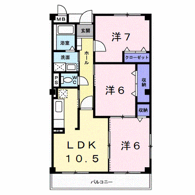 カーサグリーンⅡ 301【管理NO：1-011846501-03010】 ★家具家電は申し込み後に搬入します★ ★2026年10月上旬入居可能★の外観画像