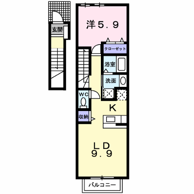 エトワール・ＡＩ　Ａ 201【管理NO：1-010724701-02010】 ★家具家電は申し込み後に搬入します★ ★2026年10月中旬入居可能★の外観画像