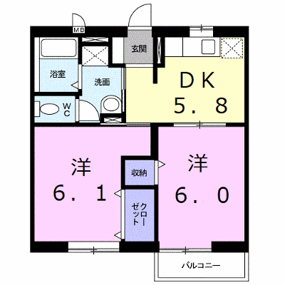 コーポトマト 203【管理NO：1-006413801-02030】 ★家具家電は申し込み後に搬入します★ ★2026年10月下旬入居可能★の外観画像