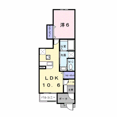 アイビーハイツＥ 102【管理NO：1-013290402-01020】 ★家具家電は申し込み後に搬入します★ ★2026年10月上旬入居可能★の外観画像