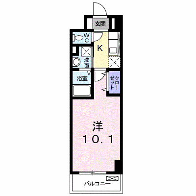 Ｃｕｏｒｅ 406【管理NO：1-023458601-04050】 ★家具家電は申し込み後に搬入します★ ★2026年10月中旬入居可能★の外観画像