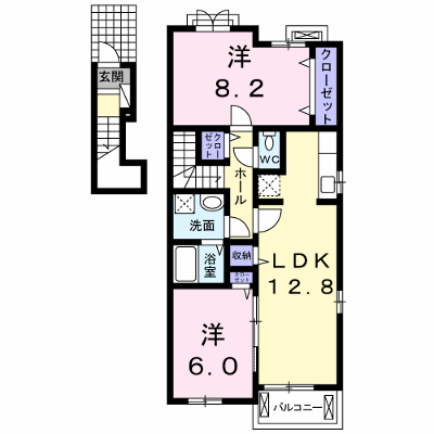 ソラーナＢ 201【管理NO：1-021890502-02010】 ★家具家電は申し込み後に搬入します★の外観画像