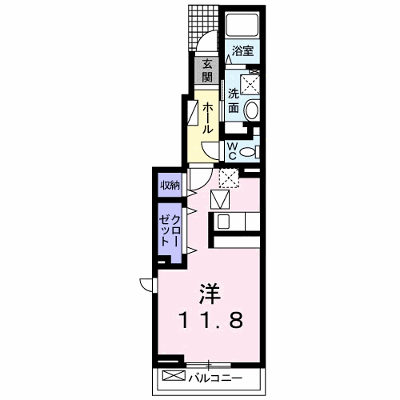 フレーシアⅣ 103【管理NO：1-021087601-01030】 ★家具家電は申し込み後に搬入します★ ★2026年09月中旬入居可能★の外観画像